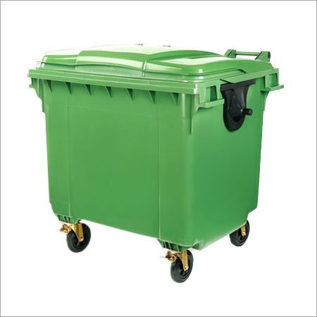 Garbage Bin With Flat Lid