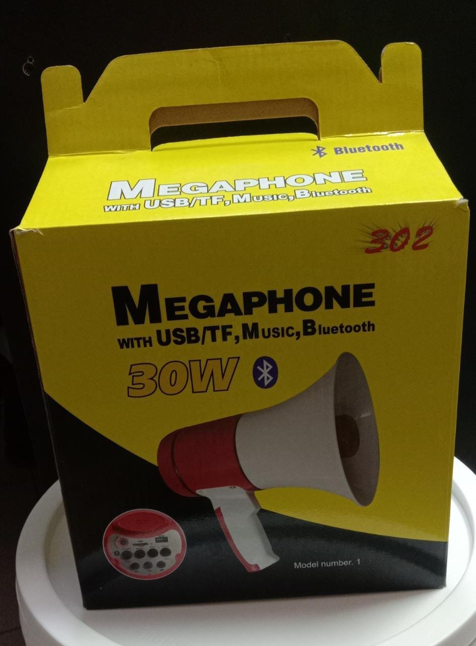 Portable 30watt PA Megaphone