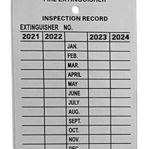 Fire Extinguisher Tag Metal