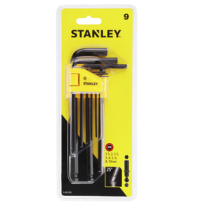 Stanley Hex Key Set Ball L/Arm 9Pcs