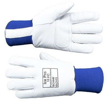 Ice Pro leather freezer gloves