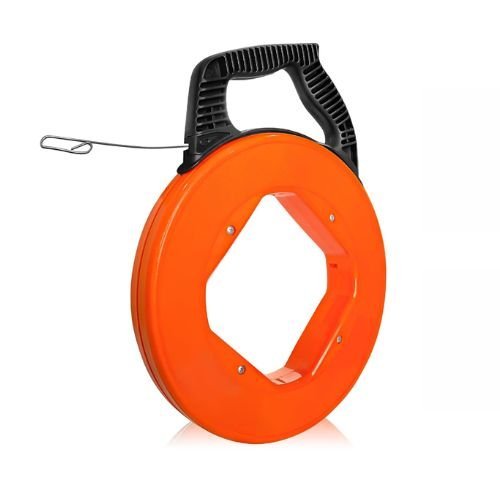 HEAVY-DUTY FIBERGLASS STEEL FISH TAPE REEL PULLER