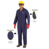 Vaultex 100% Cotton Coverall 200GSM