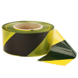 Warning Tape Yellow Black