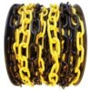 Plastic Chain 6mm x 20 mtr Yellow & Black